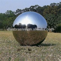 Mirror polished large stainless steel hollow ball