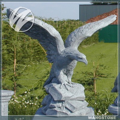 Garden Art Sculpture Stone Eagle Statue