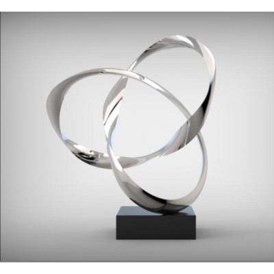 Modern Art Decor Abstract Stainless Steel Sculpture